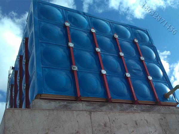 100立方组合水箱,组合式水箱,玻璃钢水箱